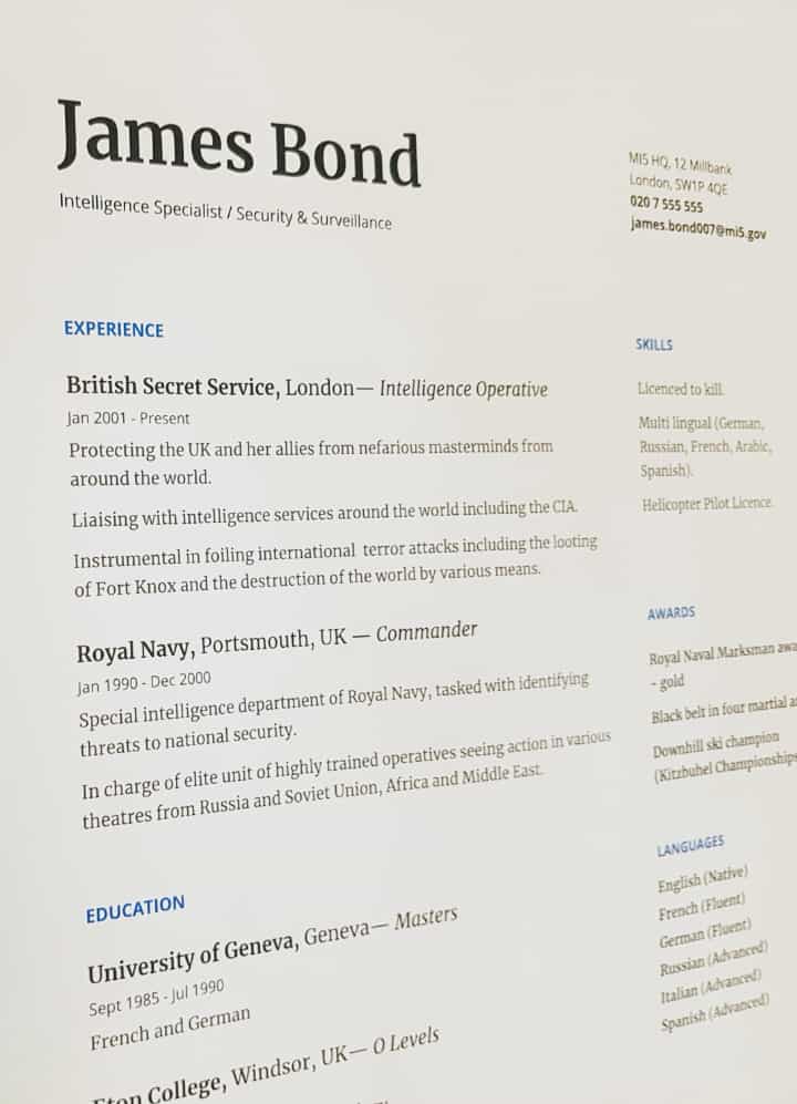 Make a great first impression.